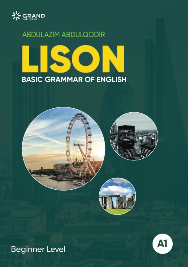 LISON A1 Basic Grammar of English kitobi muqovasi