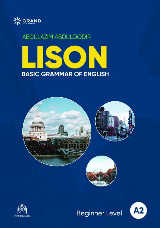LISON A2 Basic Grammar of English kitobi muqovasi